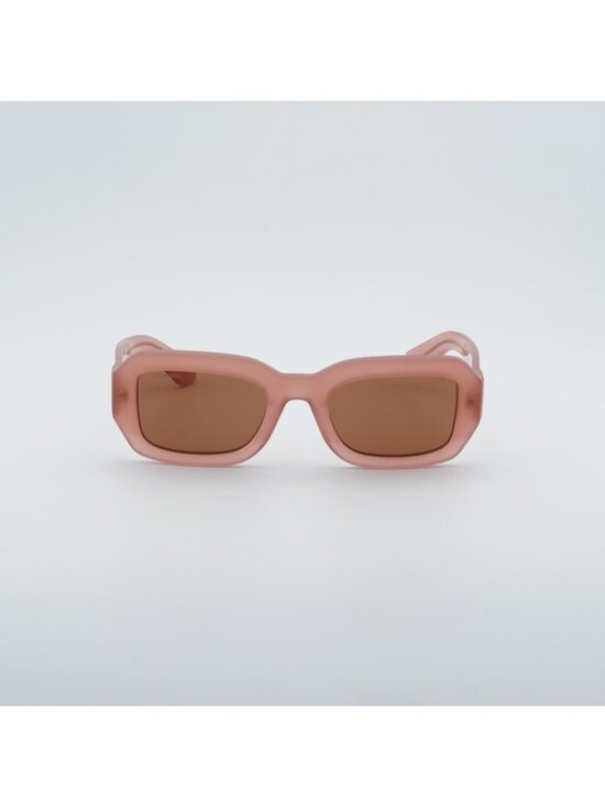 Calvin Klein CK24511S 835 Women Sunglasses Peach Rectangle Frame, Brown Lenses main image 6